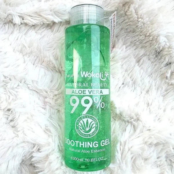 99% Aloe Vera Soothing Gel – 300ml Natural Moisturizing & Hydrating Gel For Face, Body & Hair – Skin Calming, After Sun Care, Acne Relief, Dry Skin Treatment & Multi-purpose Aloe Essence