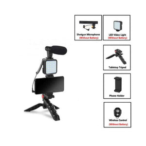 Ay-49 Vlogging Video Making Kit For Smartphone & Camera – Video Recording, Photography & Studio Setup