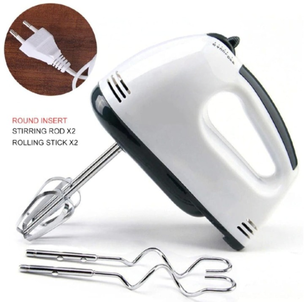 Electric Hand Mixer Beater Machine For Cake, Eggs & Baking – Handheld Egg Beater, Cake Mixer & Small Electric Mixer
